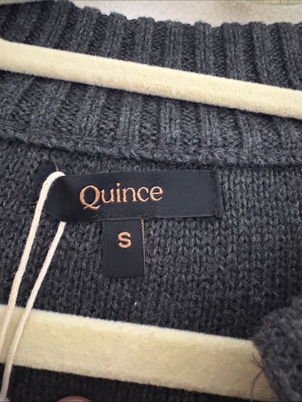 Quince Cropped Cardigan NWT size S - Picture 6 of 7